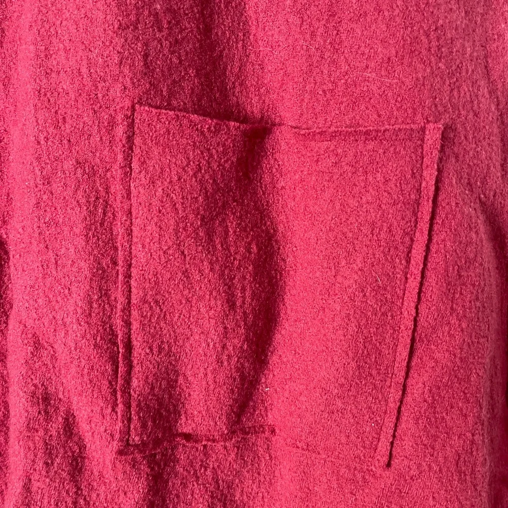 Cut Loose Pink 100% Wool Topper‎ Sweater Vest lagenlook Tunic